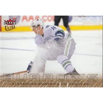 Sběratelská karetní hra paralel karta ALEXANDRE BURROWS 09-10 Fleer Ultra Gold Medallion číslo 142