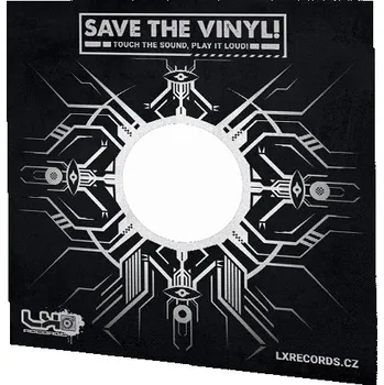 Příslušenství pro gramofon Obal na desky Discobag "Save The Vinyl" LP 12" PREMIUM