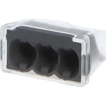 svorka Svorka krabicová SDK 3 bezšroubová (3x 0 5-2,5mm2 transparentní) ELEMAN 1000470