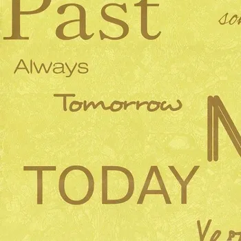 Tapeta Limetkově zelená vliesová tapeta na zeď, Písmena, nápisy, 7200006, My Home, Old Friends II, Vavex