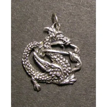 Přívěsek Stříbrný přívěsek - Dragon