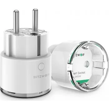 Elektrická zásuvka Blitzwolf | Blitzwolf BW-SHP6 Pro Smart inteligentní zásuvka, bíla (BW-SHP6 Pro)