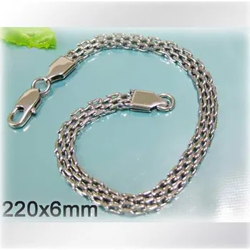 Řetízek Ocelový náramek - délka 220mm a šířka 6mm