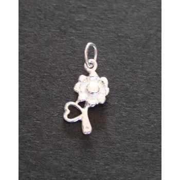 Přívěsek Květina - stříbrný přívěsek