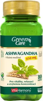 Přírodní produkt VitaHarmony Ashwagandha 450 mg 80 cps.