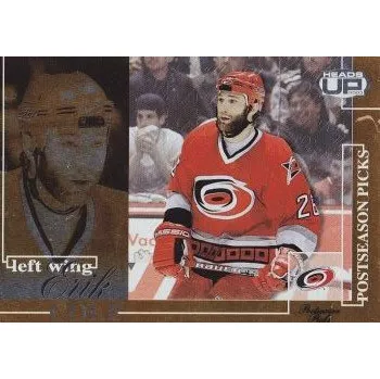 Sběratelská karetní hra insert karta ERIK COLE 02-03 Heads Up Postseason Picks číslo 1