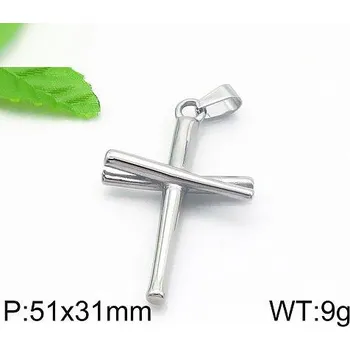 Přívěsek Křížek z oceli - přívěsek