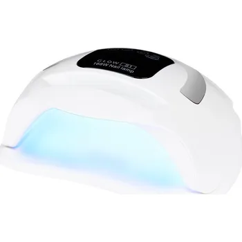 UV lampa na nehty UV lampa Dual Led Glow S1 168W - stříbrná