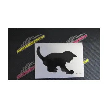 Samolepící dekorace SAMOLEPKA Koťátko 001 pravá (10 - červená) NA AUTO, NÁLEPKA, FÓLIE, POLEP, TUNING, VLASTNÍ TEXT, TISK, AUTOSAMOLEPKY.cz, POLEPY, OBRÁZEK, LOGO, SAMOLEPKY