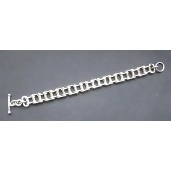 Řetízek Řetízek na ruku vypadající jako řetěz na kolo - 22cm