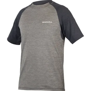 cyklistický dres Endura Dres SingleTrack s krátkým rukávem Cínově Šedá - vel. S r.21