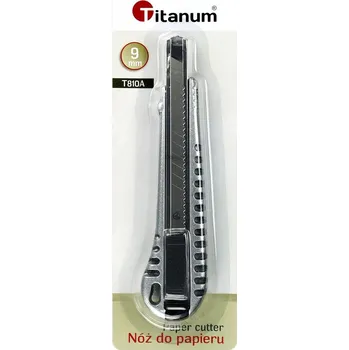 Pracovní nůž Nůž, nastav. délka čepele, ŠEDÝ, 9mm, 1 ks