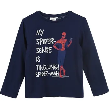 Chlapecké tričko SPIDER-MAN Modré tričko z organické bavlny Velikost: 98