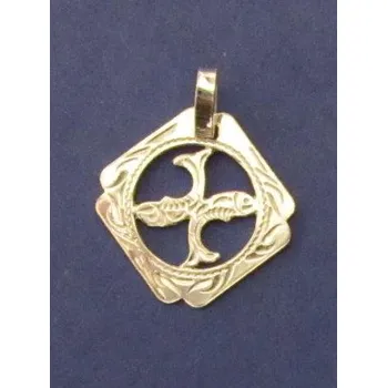 Přívěsek Znamení Ryby (v kosočtverci) - stříbrný přívěsek