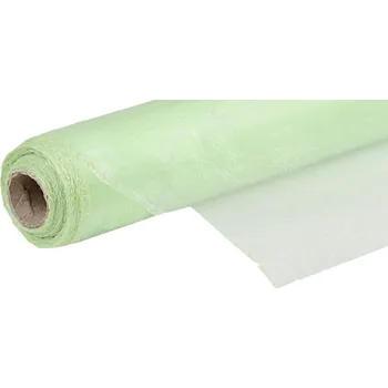 Stuha Organza uni, barva 26-SVETLE ZELENÁ, 14,5 cm, 10 metrů, 1 kus