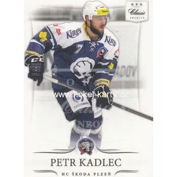 Sběratelská karetní hra paralel karta PETR KADLEC 14-15 OFS Classic Ser. 1 Rainbow /125