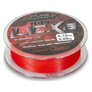 Iron Claw šňůra LCX8 150m 0,12mm červená-1411312