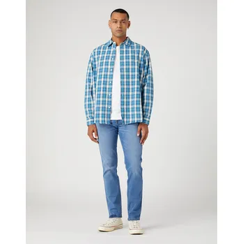 Pánské džíny Pánské jeans Wrangler Texas Slim On Point W12SCSZ84 Velikost: W30 / L30