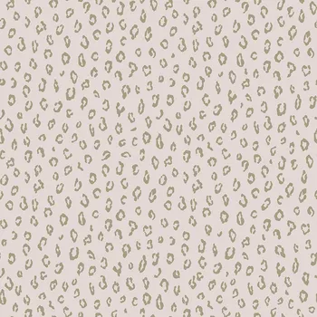 Tapeta Starorůžová vliesová tapeta na zeď, zlatý vzor Leopard 139273, Forest Friends, Esta