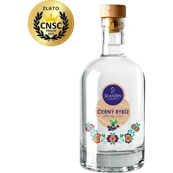 Pálenka Skanzen Černý rybíz 0,5l 47%