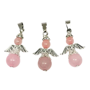 Přívěsek Anděl pro štěstí přívěsek z růženínu