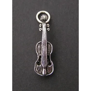 Přívěsek Housle - stříbrný přívěsek / přívěsek ze stříbra