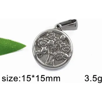 Přívěsek Strom života - 15x15mm - ocelový přívěsek