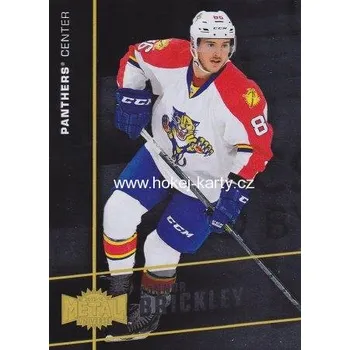 Sběratelská karetní hra insert RC karta CONNOR BRICKLEY 15-16 Fleer Showcase Metal Universe číslo MU-28