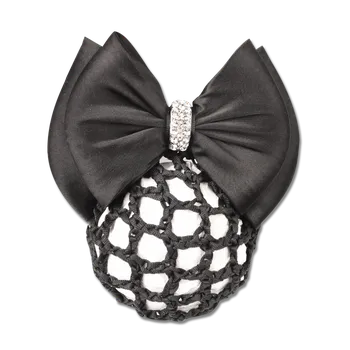 Waldhausen Spona do vlasů mašle černá