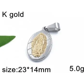 Přívěsek Medailonek s náboženským motivem - přívěsek z oceli - varianta 2