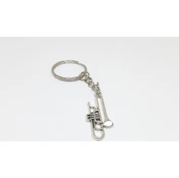 Kovový přívěsek na klíče - trombon