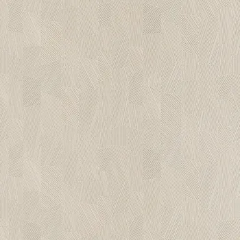 Tapeta Geometrická béžová vliesová tapeta s metalickými odlesky MU3013 Muse, Grandeco