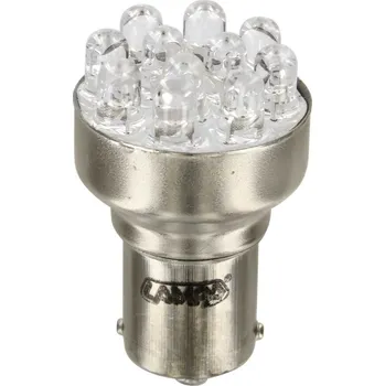 Autožárovka Lampa 58375 P21W 11 LED 12V BA15s 11 lm červená pro sportovní účely
