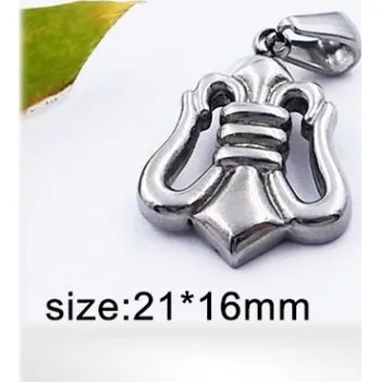 Přívěsek Malá lilie - ocelový přívěsek