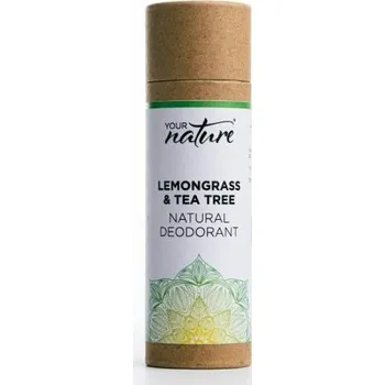 Your Nature Tuhý deodorant Citronová tráva a Tea tree 70g
