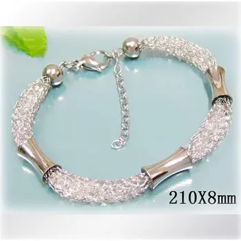 Řetízek 21cm dlouhý zajímavý 8mm široký náramek z oceli