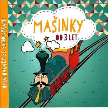 omalovánky Omalovánky se samolepkami, mašinky od 3 let