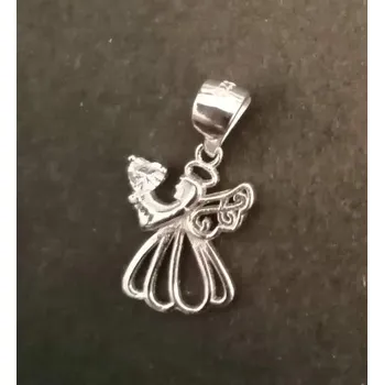 Přívěsek Andílek viděný z profilu - přívěsek ze stříbra