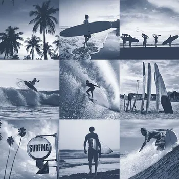 Tapeta Modrá vliesová tapeta Surfing 138954, Regatta Crew, Esta Home