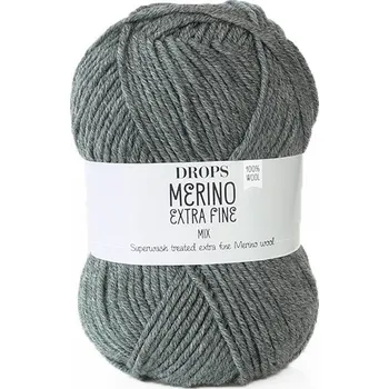 Příze Příze DROPS Merino Extra Fine mix 04 - šedá