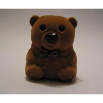 Dárková krabička Sametová krabička na šperky - medvídek hnědý