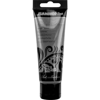 Vodová barva Akrylová barva, 75ml, perleťová ŠEDÁ, 1 kus