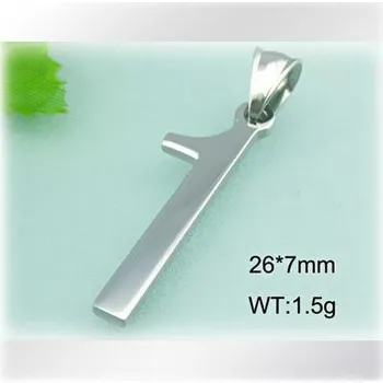 Přívěsek Číslo jedna - ocelový přívěsek ve stříbrné barvě