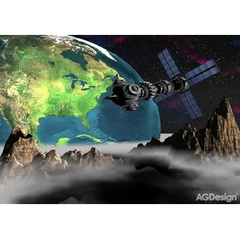 Fototapeta Fototapeta na zeď - FTS 0094, Pohled na Zemi z Vesmíru, 360 x 254 cm, AG Design
