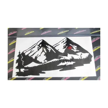 Samolepící dekorace SAMOLEPKA Krajina hory 012 levá (17 - šedá) NA AUTO, NÁLEPKA, FÓLIE, POLEP, TUNING, VLASTNÍ TEXT, TISK, AUTOSAMOLEPKY.cz, POLEPY, OBRÁZEK, LOGO, SAMOLEPKY