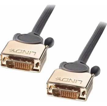 Video kabel Kabel Lindy DVI-D - DVI-D 0,5 m zlatý (37140)