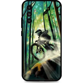 Pouzdro na mobilní telefon Kryt Samsung A13 5G Mountain Bike (obal neboli pouzdro na Samsung A13 5G)