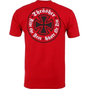 Pánské tričko independent Pánské triko (independent) oath regular tee cardinal red
