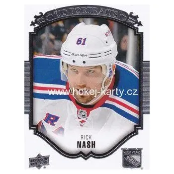 Karetní hra insert karta RICK NASH 15-16 UD Ser. 1 Portraits číslo P-4