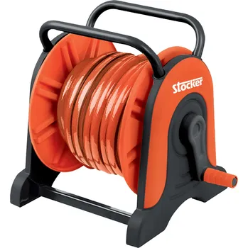 Zahradní hadice Naviják včetně pistole a 15 m hadice 1/2" Stocker